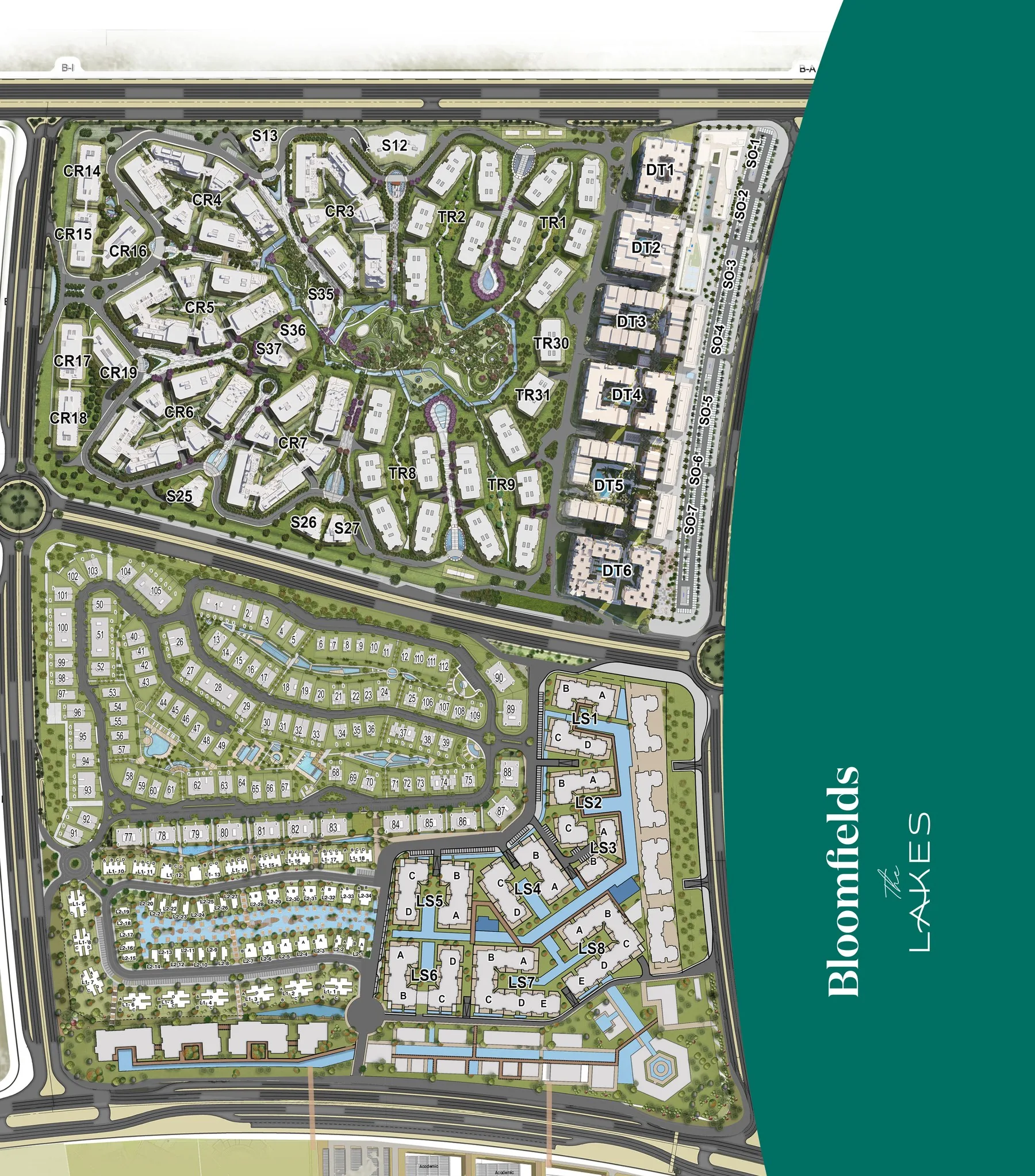 Bloomfields Master Plan — The Lakes